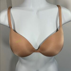 SKIMS 32DD underwire push-up plunge bra ochre padded Ultimate Collection new